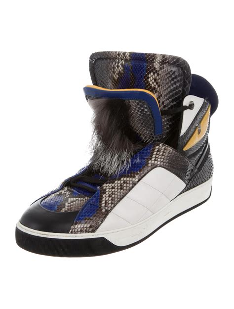 fendi fur sneakers